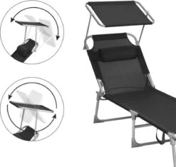 Ligstoel Met Hoofdsteun En Zon Bescherming Verstelbare Rugleuning Inklapbaar Donker Grijs Ligbed Tuin 14 Ligstoel Met Hoofdsteun En Zon Bescherming Verstelbare Rugleuning Inklapbaar Donker Grijs Ligbed Tuin -Meubel Verkoop 1200x1137 1