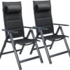 Casaria Tuinstoel Aluminium - 2 Stuks Inklapbaar - Antraciet -Meubel Verkoop 1200x1138 1