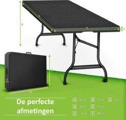 Sens Design Tuintafel Kunststof - Campingtafel Inklapbaar - Rotan-Look -Meubel Verkoop 1200x1142 1