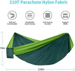 Fuegobird Hangmat Dubbele En Enkele Draagbare Hangmat Met Boomtouwen, Lichtgewicht Nylon Parachute-hangmatten Camping -Meubel Verkoop 1200x1146 6