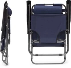 Relaxdays Ligstoel Inklapbaar - Ligbed Met Hoofdsteun - Strandstoel Verstelbaar - Camping - Donkerblauwe -Meubel Verkoop 1200x1148 2