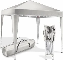 Coazy Waterdichte Partytent 3x3 Meter Opvouwbaar - Paviljoen - Easy Up - Pop-up Tent Met Haringen, Touw En Anti Slip Poten - Waterdicht - Partytenten Weerbestendig