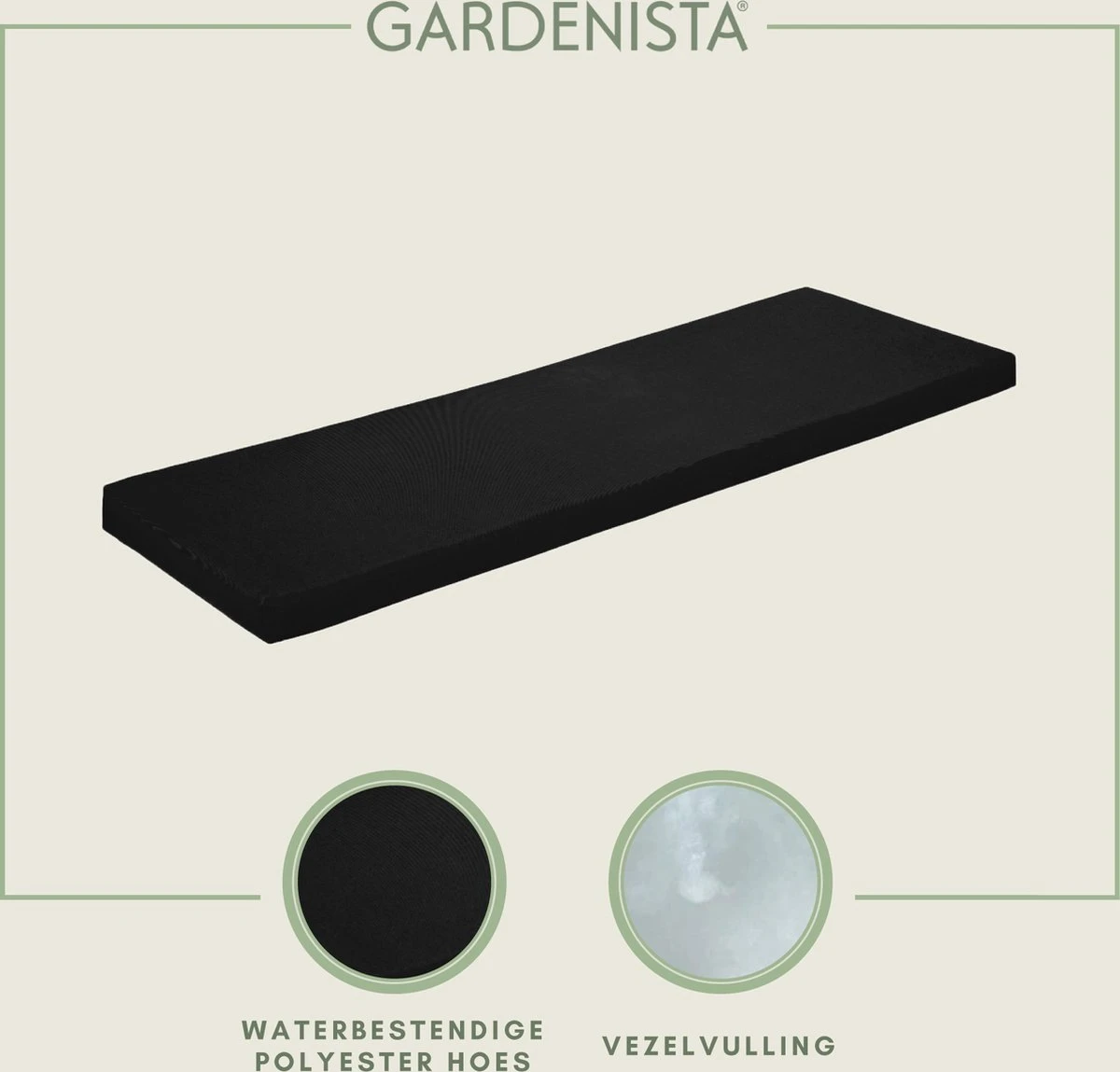 Gardenista Tuinbank Kussen - Bank Meubilair Buiten 2-zitter ZitKussen - Bankkussen Voor Tuin - Zitkussen Voor Tuinbank - Zachte En Lichtgewicht Waterbestendig Materiaal 5 Gardenista Tuinbank Kussen - Bank Meubilair Buiten 2-zitter ZitKussen - Bankkussen Voor Tuin - Zitkussen Voor Tuinbank - Zachte En Lichtgewicht Waterbestendig Materiaal - Afbeelding 3