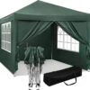 Waterdichte Partytent 3x3 Meter Opvouwbaar Met Zijwanden- Paviljoen Met Zijpanelen - Easy Up - Pop-up Tent Met Haringen, Touw En Anti Slip Poten -Meubel Verkoop 1200x1157 3