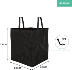 VONROC Premium Opbergtas Voor Lounge/tuinset Kussens – 75x75x90cm – Voor 6 Tot 8 Kussens -Meubel Verkoop 1200x1167 1