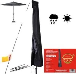 Parasolhoes - Hoes Ronde Stokparasol T/m ø 4m - Hoes Vierkante Stokparasol 3mx3m - Zware Dikke Kwaliteit -Meubel Verkoop 1200x1167 2