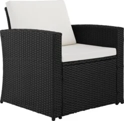 Tectake - Wicker Zitgroep Tuinset Lucca - Zwart - 404131 17 Tectake - Wicker Zitgroep Tuinset Lucca - Zwart - 404131 -Meubel Verkoop 1200x1170 1
