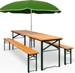 Casaria Tuinset Hout – 2 Banken 1Tafel Inklapbaar - 170x46x75cm -Meubel Verkoop 1200x1170 5