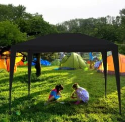 MaxxGarden Partytent - Paviljoen - 3x3 - Waterdicht - Zwart -Meubel Verkoop 1200x1175