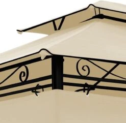 El Jardin - Partytent - 4x3 - Waterdicht Dak - Wanden - Beige Paviljoen -Meubel Verkoop 1200x1176 2