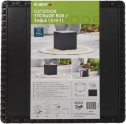Merkloos Bijzettafel - Tuintafel - Opslagbox - Terrasbox - 2 In 1 Opbergbox - Kussenbox - Tuin Opslag - Weerbestendig -Meubel Verkoop 1200x1180 4