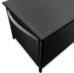 Casaria Wicker Opbergbox - Waterdicht 121,5cm Met Wielen - Grijs 11 Casaria Wicker Opbergbox - Waterdicht 121,5cm Met Wielen - Grijs -Meubel Verkoop 1200x1188 4