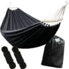 Dubbele Hangmat Zwart Met Spreidstok - 1 Of 2 Persoons - Lig Oppervlak 190x150cm - Lengte 260cm -Meubel Verkoop 1200x1194 3