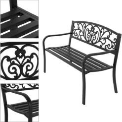 Pro Garden Tuinbank -127 X 60 - Metaal -Meubel Verkoop 1200x1195 9