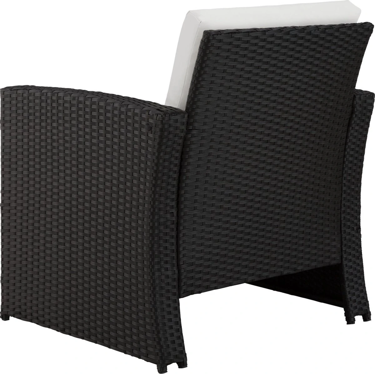 Tectake - Wicker Zitgroep Tuinset Lucca - Zwart - 404131 10 Tectake - Wicker Zitgroep Tuinset Lucca - Zwart - 404131 - Afbeelding 8