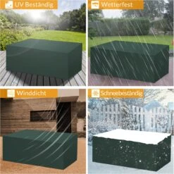 Kingsleeve Tuinmeubelhoes - Beschermhoes - Weerbestendig -308x138x89cm - Groen -Meubel Verkoop 1200x1198 17