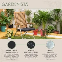 Gardenista Stoelkussen - Waterbestendige Tuinkussens Voor Binnen En Buiten - Zitkussen Met Lint - Kussens Voor Tuinstoel 13 Gardenista Stoelkussen - Waterbestendige Tuinkussens Voor Binnen En Buiten - Zitkussen Met Lint - Kussens Voor Tuinstoel -Meubel Verkoop 1200x1198 23
