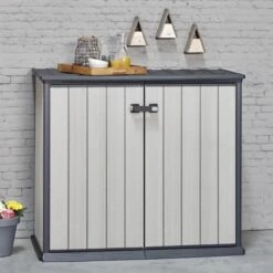 Keter Patio Store Opbergkast - 139,5x77x120cm - Grijs -Meubel Verkoop 1200x1200 1011