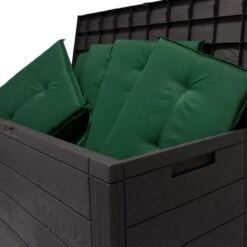 Merkloos Woody Tuin Opbergbox - 324 Liter 45x120x60 Cm - Tuinkussenbox - Antraciet/bruin -Meubel Verkoop 1200x1200 1021