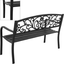 Pro Garden Tuinbank -127 X 60 - Metaal -Meubel Verkoop 1200x1200 1072