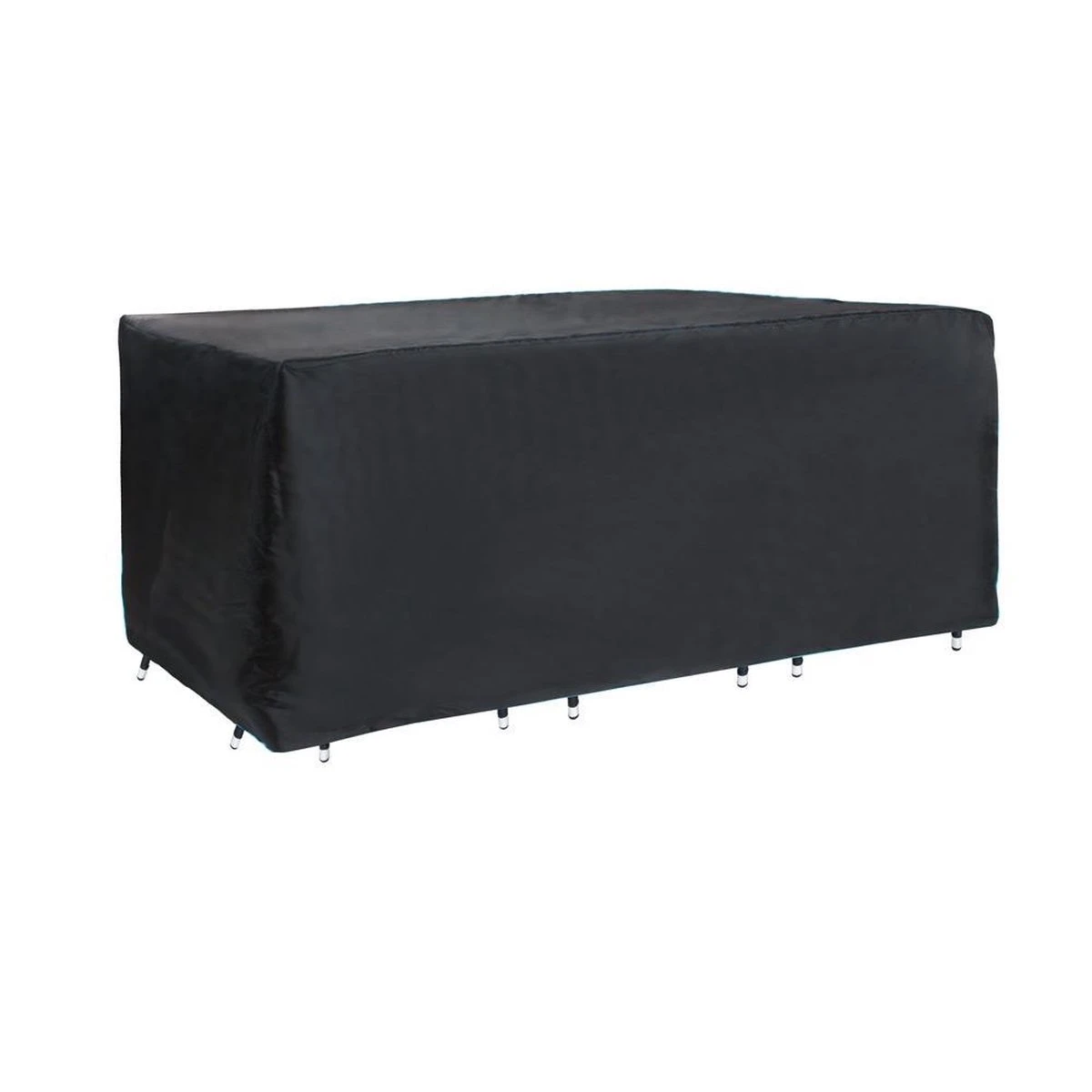 Tectake - Tuinmeubelset - 8 Persoons - Zwart 6 Tectake - Tuinmeubelset - 8 Persoons - Zwart - Afbeelding 4