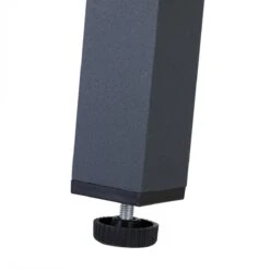 Tuinset 4 + 1 Klapstoelen Tuintafel – Aluminium 80x80cm - Grijs -Meubel Verkoop 1200x1200 1116