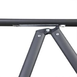 Tuinset 4 + 1 Klapstoelen Tuintafel – Aluminium 80x80cm - Grijs -Meubel Verkoop 1200x1200 1117