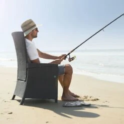 Allibert Vermont Verstelbare Tuinstoel - 64x68x107cm - Grafiet -Meubel Verkoop 1200x1200 116