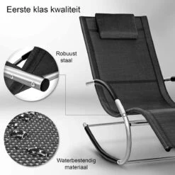 Sens Design Zonnebed - Ligbed - Weerbestendig - Zwart -Meubel Verkoop 1200x1200 120