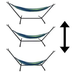 Hangmat Met Standaard En Opbergtas – 2 Persoons – Max. Draaggewicht 200Kg – Hangmatset – Hangmatten – Hang Mat Voor Binnen En Buiten – Hangmatstandaard – Hammock – Blauw / Groen -Meubel Verkoop 1200x1200 1322