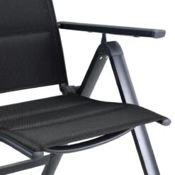 Casaria Tuinstoel Aluminium - 2 Stuks Inklapbaar - Antraciet -Meubel Verkoop 1200x1200 138