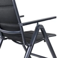 Casaria Tuinstoel Aluminium - 2 Stuks Inklapbaar - Antraciet -Meubel Verkoop 1200x1200 139