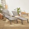 ELSA - Set Van 2 Ligstoelen Van Aluminium En Textileen, Ligbed Multipositioneel Met Wieltjes, Kleur Antraciet/donkergrijs 2 ELSA - Set Van 2 Ligstoelen Van Aluminium En Textileen, Ligbed Multipositioneel Met Wieltjes, Kleur Antraciet/donkergrijs -Meubel Verkoop 1200x1200 145