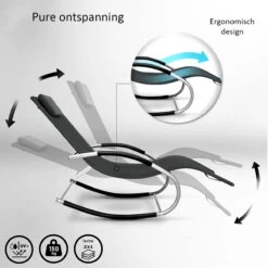 Sens Design Zonnebed - Ligbed - Weerbestendig - Antraciet -Meubel Verkoop 1200x1200 179