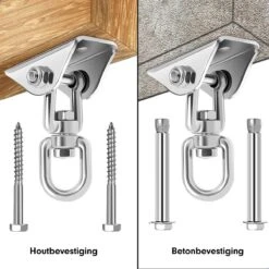 Luxe Ophangsysteem - 180° Schommelen, 360° Roteerbaar - Plafondhaak - Ophanghaak - Hangstoel Buiten - Hangstoel Binnen – Schommelstoel - Schommel - Bokszakken - RVS - Nederlandse Handleiding - 17 Luxe Ophangsysteem - 180° Schommelen, 360° Roteerbaar - Plafondhaak - Ophanghaak - Hangstoel Buiten - Hangstoel Binnen – Schommelstoel - Schommel - Bokszakken - RVS - Nederlandse Handleiding - -Meubel Verkoop 1200x1200 185