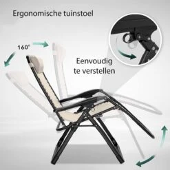 Sens Design Tuinstoel - Ligstoel Tuin - Beige -Meubel Verkoop 1200x1200 2