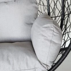 Egg Hangstoel Roundabout Zwart -Meubel Verkoop 1200x1200 214