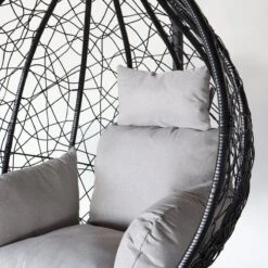 Egg Hangstoel Roundabout Zwart -Meubel Verkoop 1200x1200 216