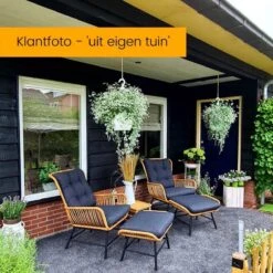 BUITEN Living Dex Wicker Loungestoel Tuin | Wicker + Aluminium | Bamboe Antraciet -Meubel Verkoop 1200x1200 264