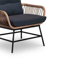 BUITEN Living Dex Wicker Loungestoel Tuin | Wicker + Aluminium | Bamboe Antraciet -Meubel Verkoop 1200x1200 265