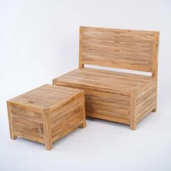 Kleine Teakhouten Tuinbank Met Opbergruimte - 100 X 60 X 90 Cm - Duurzaam Teakhout - Blijft Strak En Mooi - Sterke Constructie Om Lang Mee Te Gaan -Meubel Verkoop 1200x1200 286