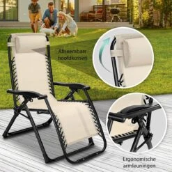 Sens Design Tuinstoel - Ligstoel Tuin - Beige -Meubel Verkoop 1200x1200 3