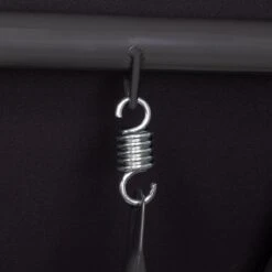 Springos Schommelbank | Linda-Schommel | 3-zits | Waterafstotend | Inclusief 2 Kussens | Verstelbare Luifel | 162 X 200 X 120 Cm | Zwart -Meubel Verkoop 1200x1200 350