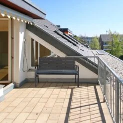 Relaxdays Tuinbank Met Kussen - 2 Zits Buitenbank Metaal - Balkonbank Kunststof - Voortuin -Meubel Verkoop 1200x1200 353