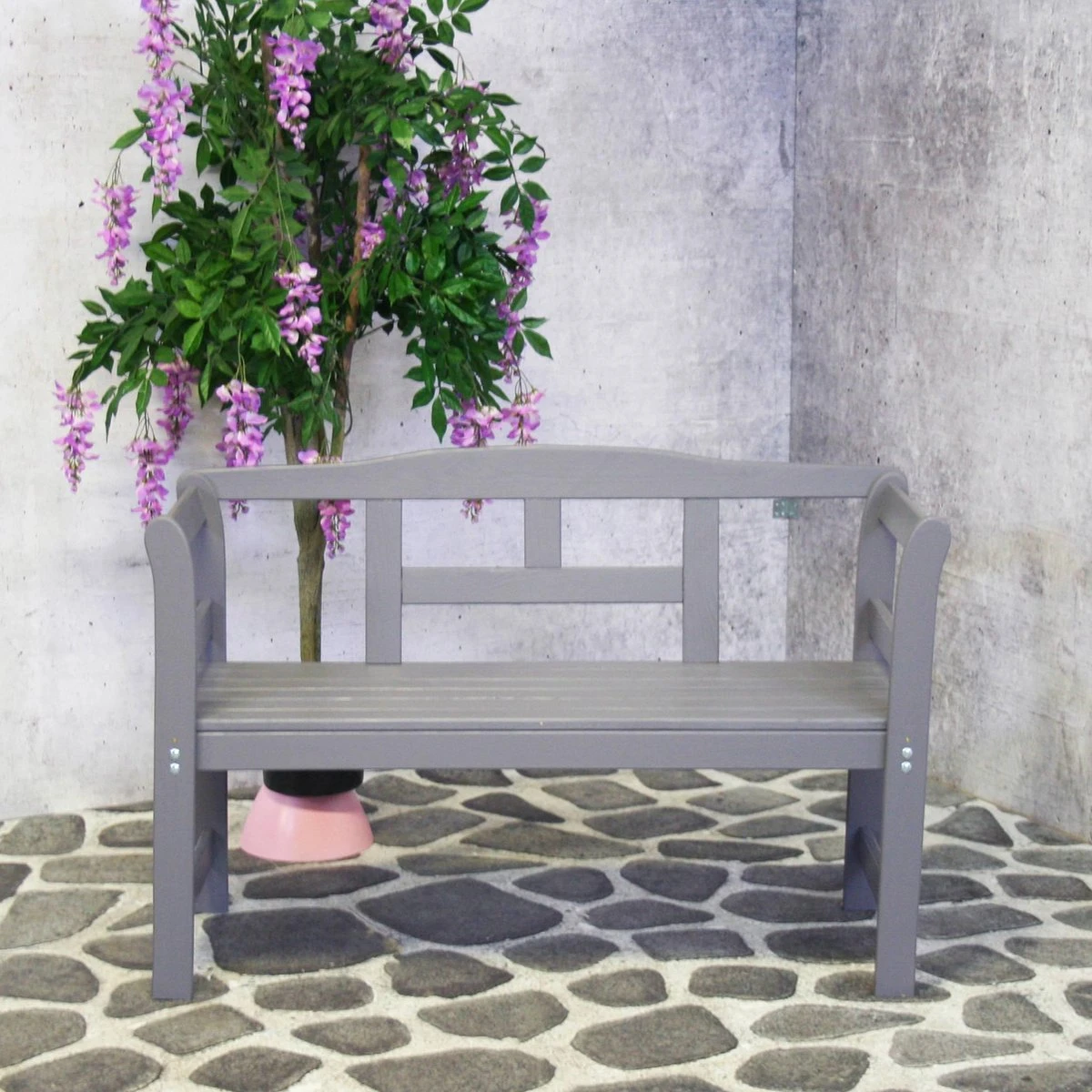 SenS-Line Friesen Tuinbank - Hout - Grijs 8 SenS-Line Friesen Tuinbank - Hout - Grijs - Afbeelding 6