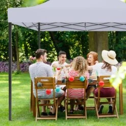 LifeGoods Partytent - 3x3 M - Zijwanden - Easy Up - Opvouwbaar - Waterdicht - Draagtas Met Wieltjes - Donkergrijs -Meubel Verkoop 1200x1200 440
