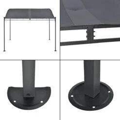 Pergola Tuinpaviljoen 300x250x243 Cm Antraciet Donkergrijs -Meubel Verkoop 1200x1200 490