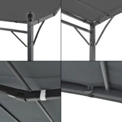 Pergola Tuinpaviljoen 300x250x243 Cm Antraciet Donkergrijs -Meubel Verkoop 1200x1200 492