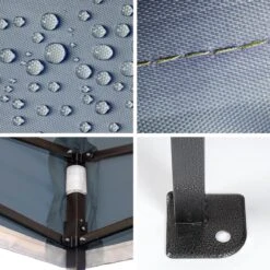 LifeGoods Partytent - 3x3 M - Easy Up - Opvouwbaar - Waterdicht - Draagtas Met Wieltjes - Donkerblauw -Meubel Verkoop 1200x1200 504