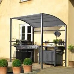 Merkloos Barbecue Overkapping Afm. 233 X 145 Cm Zwart -Meubel Verkoop 1200x1200 507